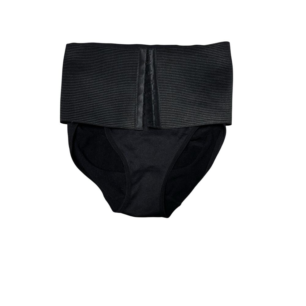 Skinnygirl NWOT Bethenny Frankel Seamless Shaping Waist Cincher Brief Sz M Black